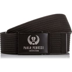 PASEK MĘSKI PAOLO PERUZZI PARCIANY. Szare paski męskie marki Paolo Peruzzi, w paski. Za 29,90 zł.