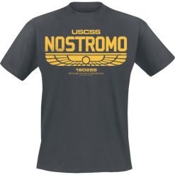 T-shirty męskie: Alien Nostromo Logo T-Shirt szary