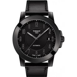 PROMOCJA ZEGAREK TISSOT T-Sport T098.407.36.052.00. Czarne zegarki męskie marki TISSOT, ze stali. W wyprzedaży za 1240,00 zł.