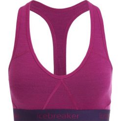 Biustonosze sportowe: Icebreaker SPRITE RACERBACK BRA Biustonosz sportowy vivid/aura
