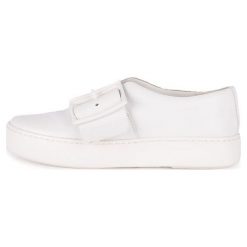 What For tenisówki slip-on damskie Rafa 41 białe. Białe trampki i tenisówki damskie What For, bez wzorów, na klamry. W wyprzedaży za 229,00 zł.