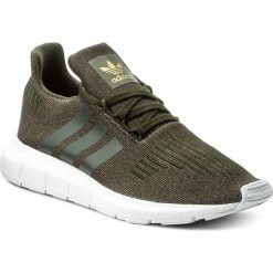 Buty adidas - Swift Run W CQ2016 Ngtcar/Ngtcar/Ftwwht. Zielone buty sportowe damskie marki Adidas, z materiału. W wyprzedaży za 259,00 zł.