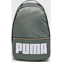 Puma - Plecak. Zielone plecaki damskie Puma, z aplikacjami, z poliesteru. W wyprzedaży za 139,90 zł.