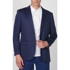 Marynarki męskie slim fit: Marynarka w kolorze ciemnoniebieskim