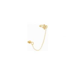 Kolczyk Bellis Chained Gold. Żółte kolczyki damskie Alicja&maria jewellery, pozłacane, na sztyftcie. Za 159,00 zł.