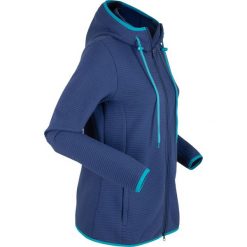 Bluza rozpinana w prążek, długi rękaw bonprix kobaltowy. Niebieskie bluzy damskie bonprix, bez wzorów, z długim rękawem, długie, bez kaptura. Za 99,99 zł.