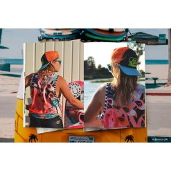 Flamingos Mesh Tank Top. Różowe topy damskie Pakamera, z meshu. Za 159,00 zł.