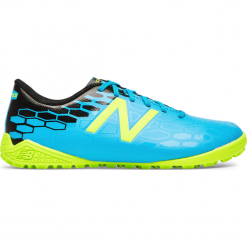 Turfy Junior Visaro 2.0 Control TF - JSVCTMH2. Niebieskie buty chłopięce sportowe marki New Balance, z gumy, bez zapięcia. W wyprzedaży za 129,99 zł.