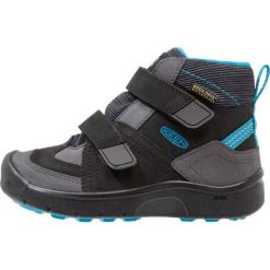 Buty sportowe chłopięce: Keen HIKEPORT MID STRAP WP Buty trekkingowe black/blue jewel