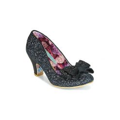 Czółenka Irregular Choice LADY BANJOE. Czarne czółenka damskie Irregular Choice, bez wzorów, bez obcasa. Za 390,20 zł.
