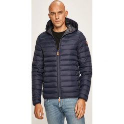 Save The Duck - Kurtka. Niebieskie płaszcze męskie Save the duck, s, bez wzorów, z nylonu, krótkie, z kapturem. W wyprzedaży za 499,90 zł.