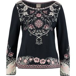 Swetry klasyczne damskie: Ivko INTARSIA PATTERN Sweter anthrazit
