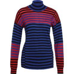 Swetry klasyczne damskie: Mads Nørgaard KARILLA MIX Sweter black blue red