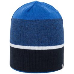 Czapki męskie: 4F Męska Czapka H4Z17 cam004 Niebieski Melanż L-Xl
