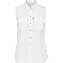 ONLY Damska bluzka Josefine S / L Shirt Wvn Cloud Dancer (rozmiar 36). Bluzki damskie ONLY, s, bez wzorów, bez kołnierzyka, bez rękawów. W wyprzedaży za 83,00 zł.