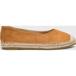 Answear - Espadryle Marquiz. Brązowe espadryle damskie ANSWEAR, bez wzorów, z gumy, bez obcasa, na obcasie. W wyprzedaży za 79,90 zł.