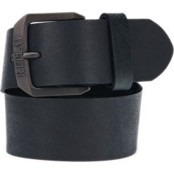 Replay Pasek Czarny. Czarne paski męskie Replay, w paski, ze skóry, vintage. Za 206,95 zł.