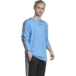 Adidas Originals R.Y.V. Koszulka Niebieski. Niebieskie koszulki męskie adidas Originals, xxl, z haftami, z bawełny, bez kołnierzyka, z długim rękawem, długie. Za 197,95 zł.