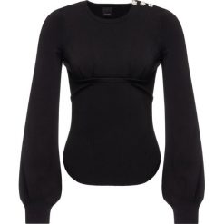 Sweter Pinko Al19-20 BLK01 1G1478 Y5N2. Czerwone swetry damskie Pinko, l, bez wzorów, z wiskozy, klasyczne, bez rękawów, bez kaptura. W wyprzedaży za 389,00 zł.