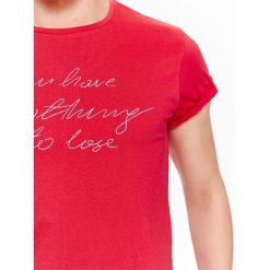 T-shirty męskie: T-SHIRT MĘSKI Z NAPISEM