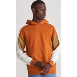 Bluza z kapturem - Brązowy. Pomarańczowe bluzy damskie Reserved, s, bez wzorów, z kapturem, bez rękawów, z kapturem. Za 139,99 zł.