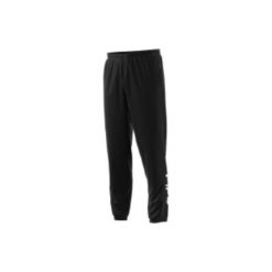 Spodnie Gym & Pilates Linear 100 męskie. Czarne spodnie męskie Adidas, m, bez wzorów, z bawełny. Za 149,99 zł.