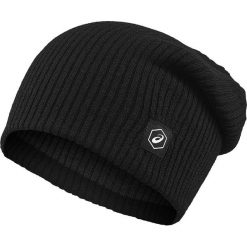 Czapki męskie: Asics Czapka zimowa męska Training Es Beanie czarna (146817-0904)