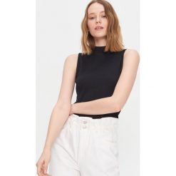 Top z półgolfem - Czarny. Czarne topy damskie House, s, bez wzorów, bez kołnierzyka. Za 29,99 zł.