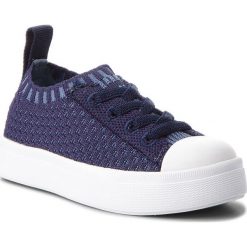 Trampki NATIVE - Jefferson 2.0 Liteknit 23100119-4201 Regatta Blue/Shell White. Niebieskie trampki chłopięce marki Native, bez wzorów, z materiału, bez zapięcia. W wyprzedaży za 159,00 zł.