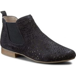 Sztyblety CAPRICE - 9-25300-28 Ocean Suede 857. Niebieskie buty zimowe damskie marki Caprice, z gumy, na obcasie. W wyprzedaży za 169,00 zł.