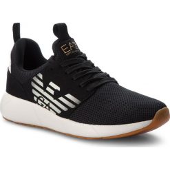 Sneakersy EA7 EMPORIO ARMANI - X8X023 XCC05 00002 Black. Czarne półbuty damskie marki EA7 Emporio Armani, bez zapięcia. Za 689,00 zł.