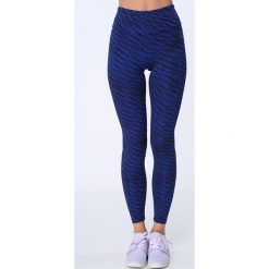 Legginsy sportowe damskie: Legginsy sportowe we wzory chabrowe MR15285