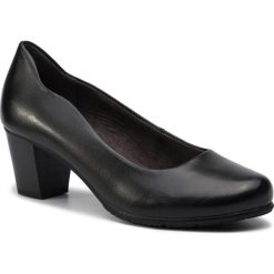 Półbuty JANA - 8-22404-23 Black 001. Czarne półbuty damskie Jana, bez wzorów, ze skóry, eleganckie, bez obcasa, na obcasie, bez zapięcia. Za 199,00 zł.