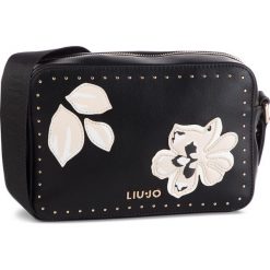 Torebka LIU JO - S Crossbody N19079 E0009 Nero 22222. Czarne listonoszki damskie Liu Jo, na co dzień, bez wzorów, ze skóry ekologicznej, bez dodatków. W wyprzedaży za 279,00 zł.