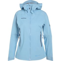 Mammut MASAO LIGHT HOODED JACKET WOMEN Kurtka przeciwdeszczowa whisper. Niebieskie kurtki damskie przeciwdeszczowe marki Mammut, m, z materiału. W wyprzedaży za 944,25 zł.