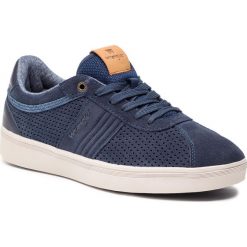Sneakersy WRANGLER - Micky City WM91000A Navy 016. Niebieskie sneakersy męskie marki Wrangler, na co dzień, bez wzorów, z zamszu, bez zapięcia. Za 329,00 zł.