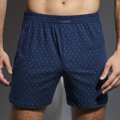 Męskie bokserki CORNETTE Comfort Navy. Czarne bokserki męskie Astratex, z bawełny. Za 37,99 zł.
