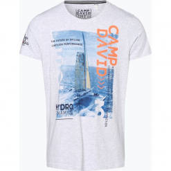 Camp David - T-shirt męski, niebieski. Niebieskie t-shirty męskie marki Camp David, xxl, bez wzorów, eleganckie, bez kołnierzyka. Za 179,95 zł.