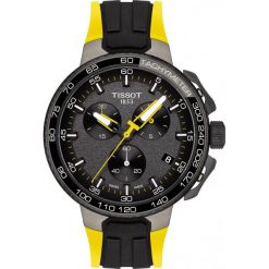 RABAT ZEGAREK TISSOT T-RACE CYCLING TOUR DE FRANCE COLLECTION T111. Czarne zegarki męskie marki TISSOT, ze stali. W wyprzedaży za 1410,00 zł.