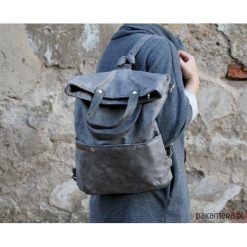 3w1 plecako - torba szary. Szare torebki klasyczne damskie marki Pakamera. Za 169,00 zł.