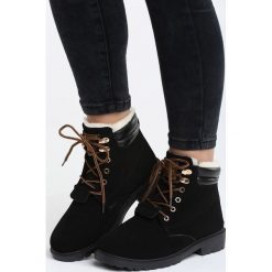 Buty zimowe damskie: Czarne Traperki Travel Guide