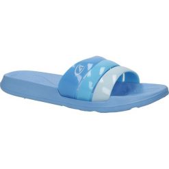 Niebieskie klapki American NH-S8776/A. Niebieskie klapki damskie marki American, bez wzorów, bez obcasa. Za 29,99 zł.