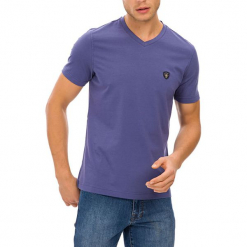 T-shirt w kolorze indygo. Szare t-shirty męskie GALVANNI, m. W wyprzedaży za 84,95 zł.