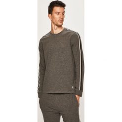 Polo Ralph Lauren - Bluza piżamowa. Szare piżamy męskie Polo Ralph Lauren, s, bez wzorów, z elastanu, z okrągłym kołnierzem, z długim rękawem, długie, bez kaptura. Za 219,90 zł.