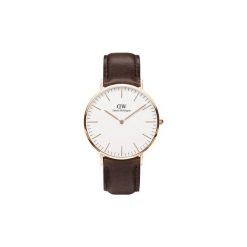 Zegarki Daniel Wellington Bristol. Pomarańczowe zegarki męskie marki Daniel Wellington. Za 455,35 zł.