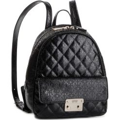 Plecak GUESS - Tiggy (SG) HWSG74 10320 BLA. Czarne plecaki damskie Guess, z aplikacjami, ze skóry ekologicznej. Za 589,00 zł.