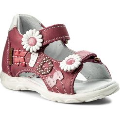 Sandały LASOCKI KIDS - CI12-2468-11 Różowy Ciemny. Różowe sandały dziewczęce Lasocki Kids, ze skóry, bez zapięcia. Za 79,99 zł.
