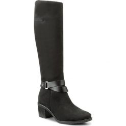 Kozaki LASOCKI - SAXA-02 Czarny. Czarne bez kategorii marki Lasocki, z nubiku, na obcasie. W wyprzedaży za 244,99 zł.