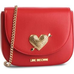 Torebka LOVE MOSCHINO - JC4150PP17LY0500 Rosso. Czerwone torebki klasyczne damskie marki Love Moschino, ze skóry ekologicznej. Za 639,00 zł.