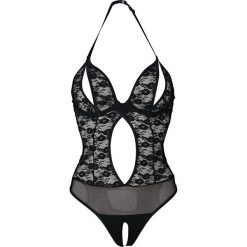 Body i gorsety: Body "ouvert" bonprix czarny